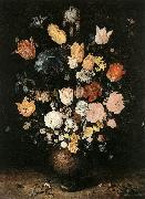 BRUEGHEL, Jan the Elder Bouquet of Flowers gh oil